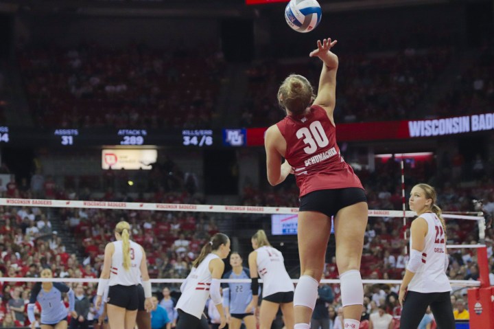 PHOTO GALLERY: Wisconsin Badgers Volleyball victory over in-state rival Marquette