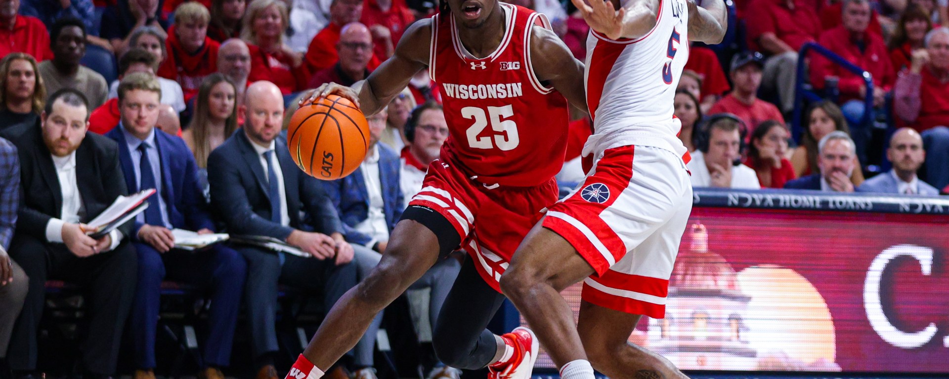 A photo of John Blackwell for the Wisconsin Badgers Men's Basketball team